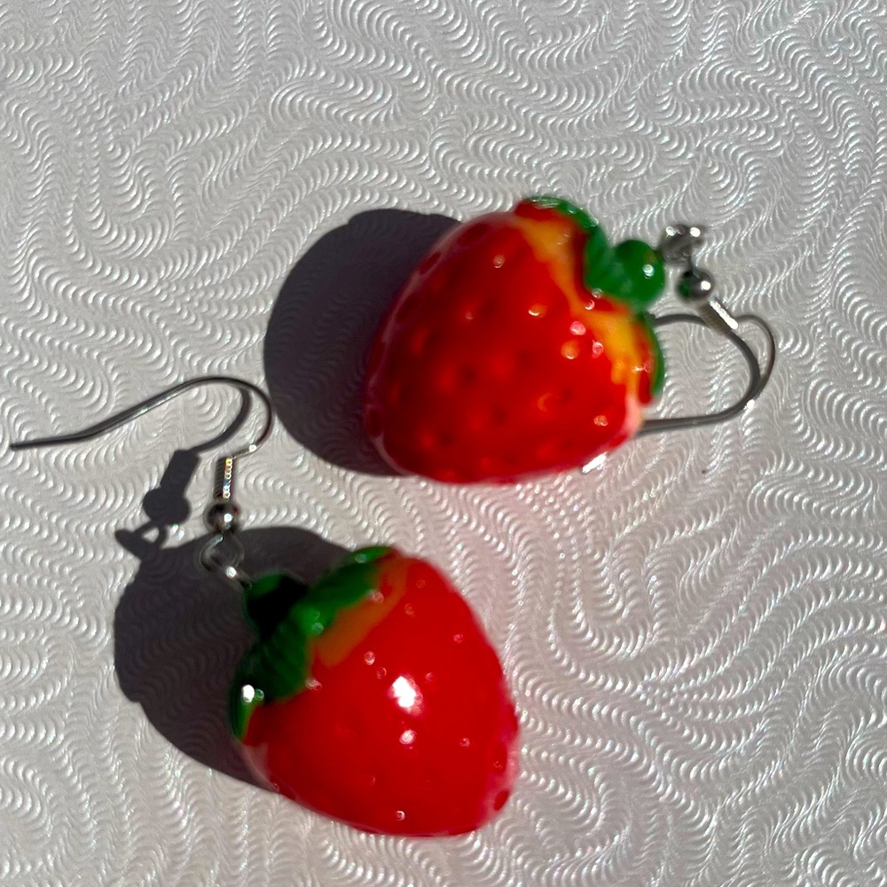 Strawberry Earring Set